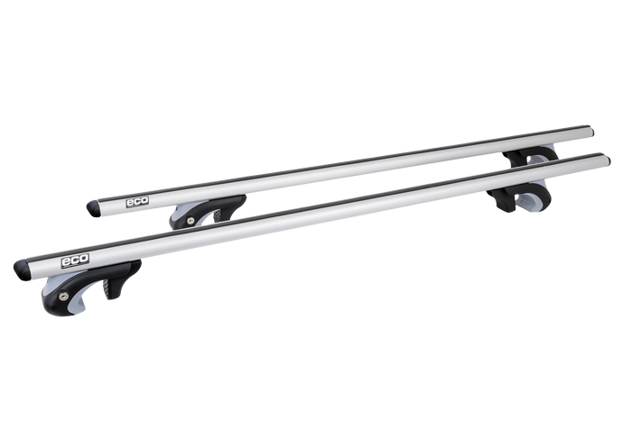 Portapacchi Eco Alubase 135 - portapacchi universale in alluminio per binari aperti