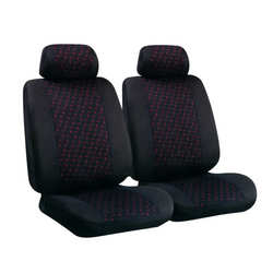 Set di coprisedili per auto LAMPA Glamur nero, per i sedili anteriori