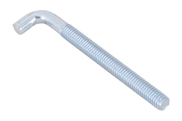 Gancio da costruzione DROMET HP M6x70 con estremità angolata (dritto)