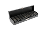 Bussole a percussione lunghe YATO YT-1054 Bussole da 1/2" 11 pezzi.