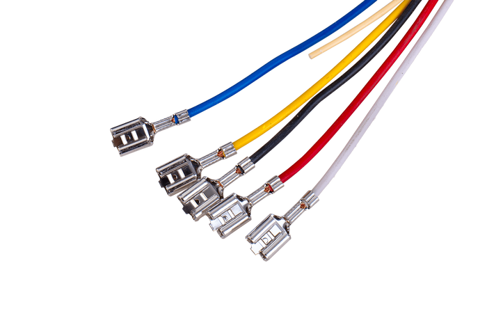 Cablaggio rimorchio per impianto elettrico MANTES 4m spina 7PIN connettori 6.3