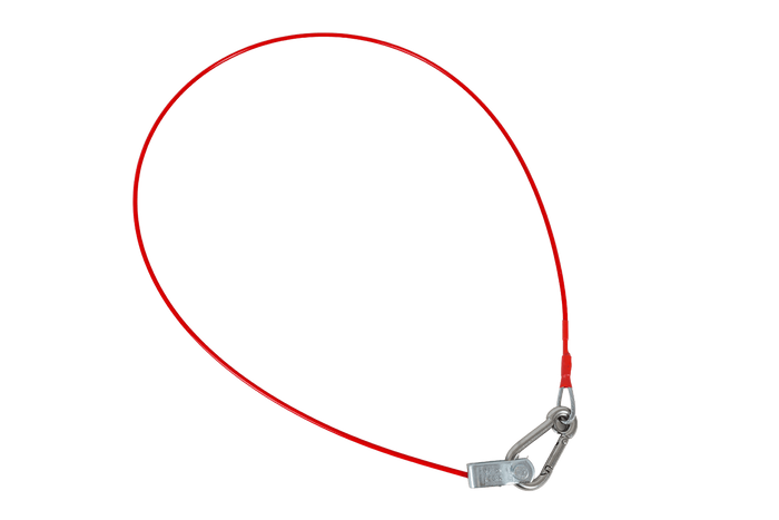 Corda di sicurezza di emergenza con sgancio rapido KNOTT con moschettone, 1200 mm