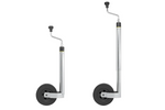 Ruota di supporto ProPlus 341510, portata 150 kg, larghezza 48 mm, escursione 800-1040 mm con scala graduata.