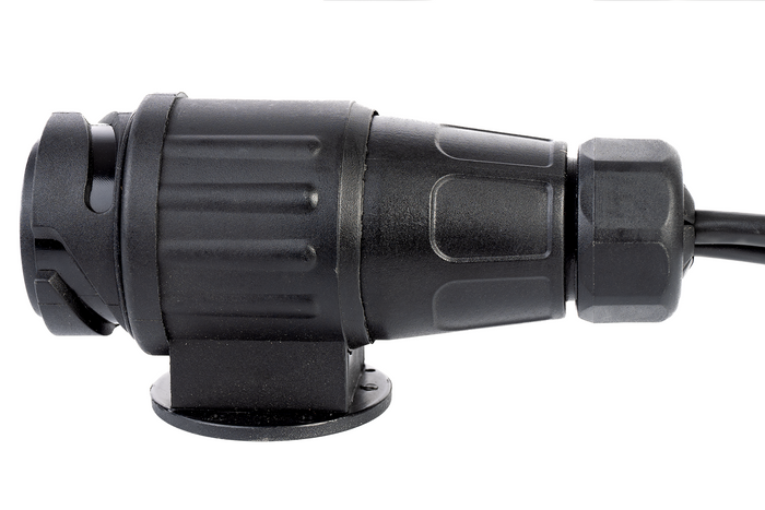 Impianto elettrico MANTES, cablaggio rimorchio, 4 m, spina a 13 pin, 2 baionette a 5 pin