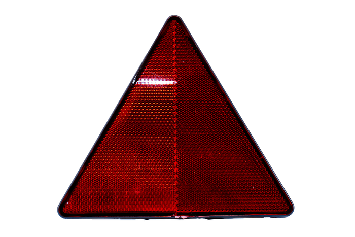 Triangolo riflettente d'emergenza DOBPLAST DPT35, rosso, 148mm