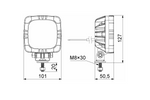 Faro anteriore a LED HORPOL ROCA LZD 2806 a 2 funzioni, universale con supporto