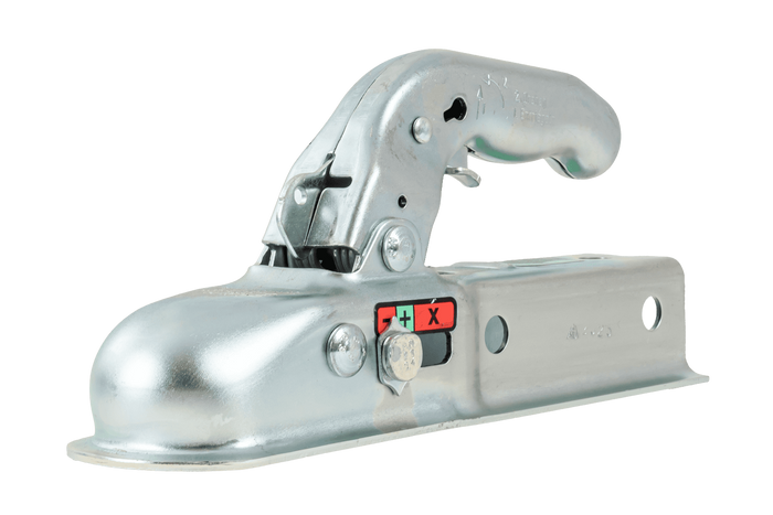 Gancio a sfera KNOTT K7.5-G per rimorchio da 750 kg con barra di traino quadrata da 45 mm