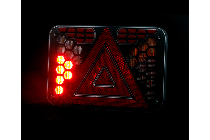 Fanale posteriore a LED HORPOL LZD 3216 con 7 funzioni, lato destro