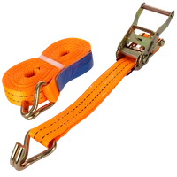 Cinghia di trasporto arancione UNITRAILER da 8 m/35 mm/2 t con tenditore