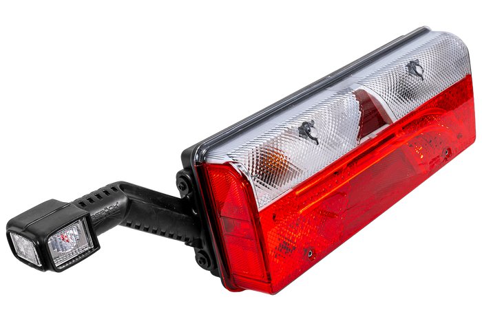 Fanale posteriore a baionetta a LED ASPÖCK EUROPOINT III 7PIN ASS2 con clacson, 7 funzioni rimanenti