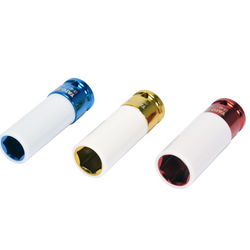 Bussole a percussione per cerchi in alluminio YATO YT-1056 17-21mm 3 pezzi.