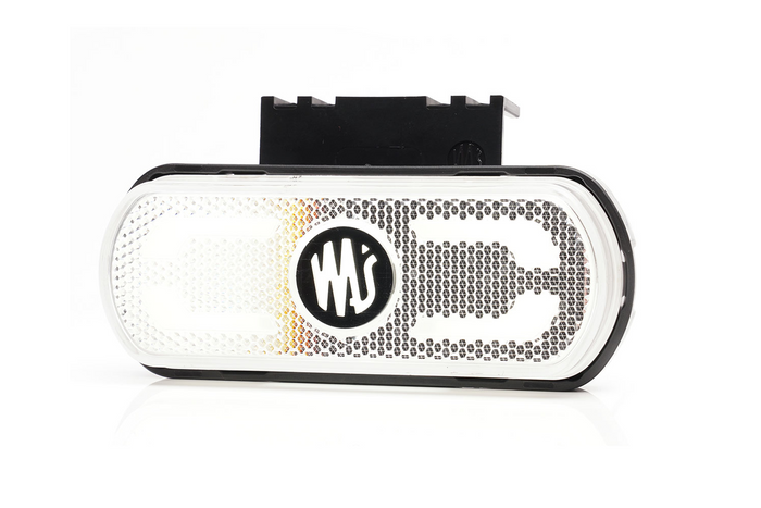 WAŚ W240 1600 LED luce di posizione universale bianca con supporto