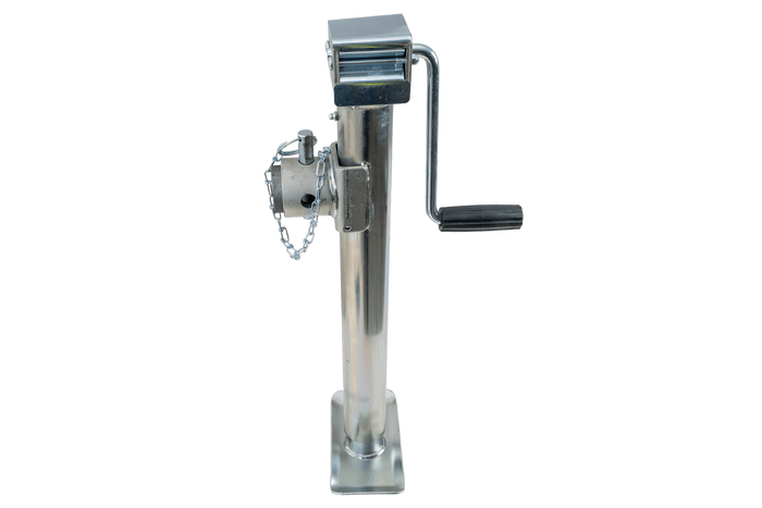 Supporto a manovella estensibile UNITRAILER TJ5002 per rimorchio pianale da 1300 kg, 560-940 mm