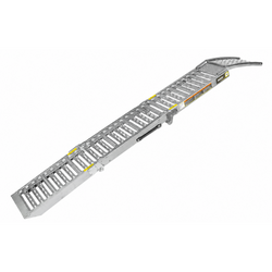 UNITRAILER ALR005 rampa pieghevole in acciaio per rimorchio, 200 cm, 250 kg