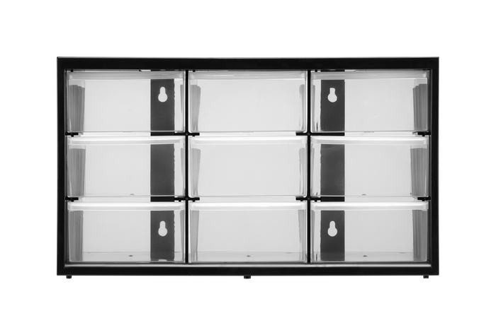 Organizzatore per officina con 9 cassetti, mobiletto STANLEY in OPP, 365x210 mm