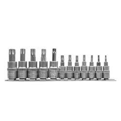 Set di dodici chiavi TORX su binario YATO YT-04331
