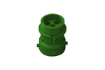 Connettore ASPÖCK 5-PIN baionetta verde.
