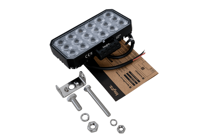 Faro da lavoro a LED con riflettore LAYTZ LY7305, 72 LED, 7000 lm, rettangolare