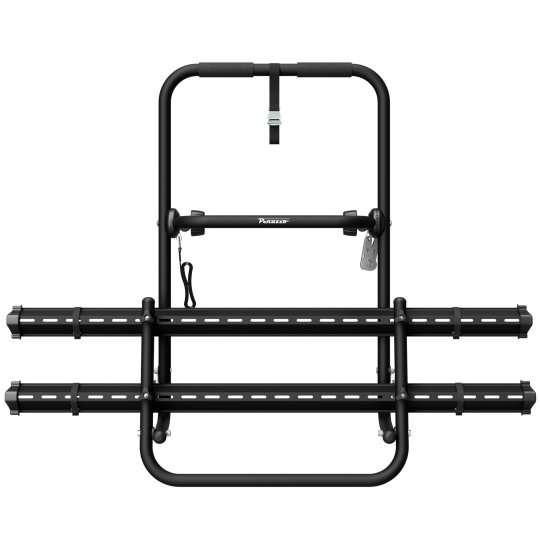 Portabici per ruota di scorta Peruzzo Brennero 4x4 - Portabici per 2 bici con binari (nero)