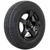 Ruota per rimorchio rinforzata KENDA PNEUMATICI 185/80 R14C 104/102N CERCHIO IN ALLUMINIO STARCO nero 5,5Jx14"H2 5x112 ET:30