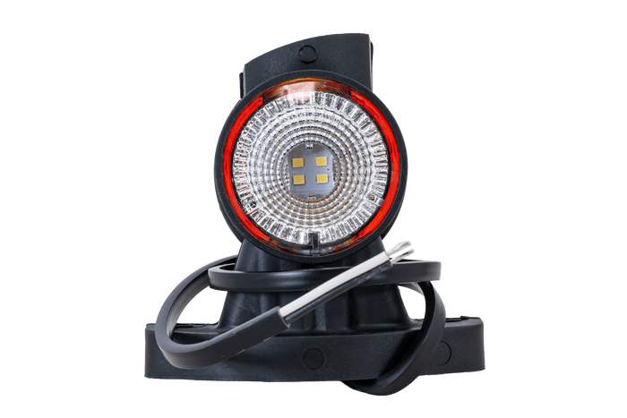 Luce di posizione destra a LED FRISTOM FT-140A su braccio in gomma