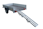 UNITRAILER ALR002 rampa pieghevole in alluminio per rimorchio 221 cm 340 kg con cinghia
