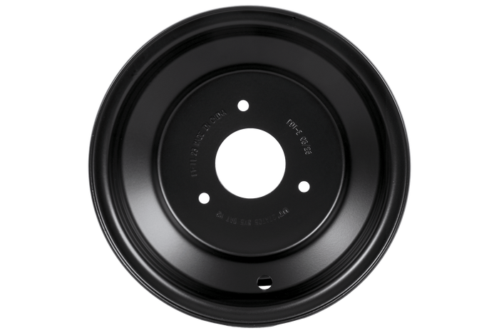 Cerchio in acciaio UNITRAILER nero 5ATx8"H2 3x90 ET:-11.23