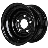 Cerchio in acciaio per rimorchio UNITRAILER nero 6Jx10"H2 5x112 ET:-4