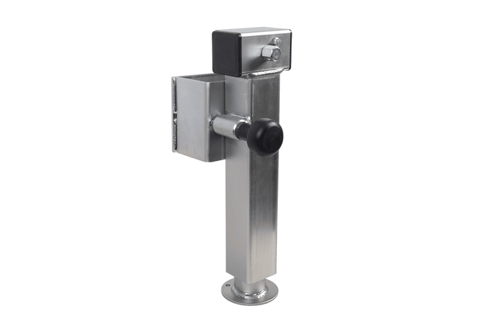Supporto a manovella estensibile UNITRAILER JL2 per rimorchio pianale da 1300 kg, 410-645 mm