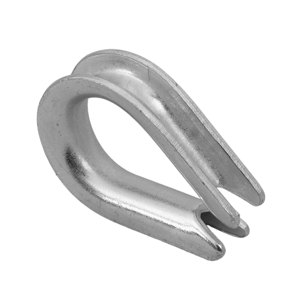 DROMET KU.6 redancia per corda, zigrinata in acciaio, 6 mm