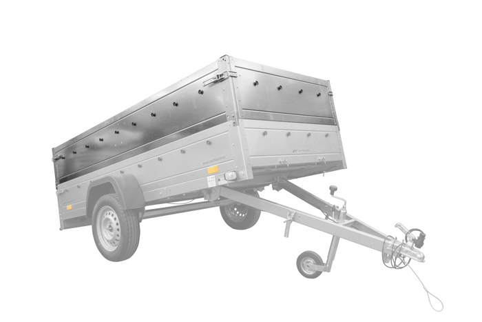 Kit di sovrasponde in acciaio per rimorchi Garden Trailer 264 kipp