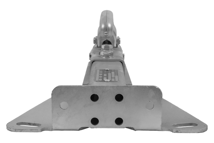 Gancio di traino KNOTT KQ14-A+KZE7.5 per rimorchio da 1400 kg con timone a V.