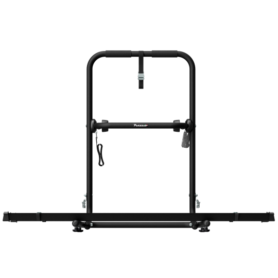 Portabici per ruota di scorta Peruzzo Brennero 4x4 - Portabici per 2 bici con binari (nero)