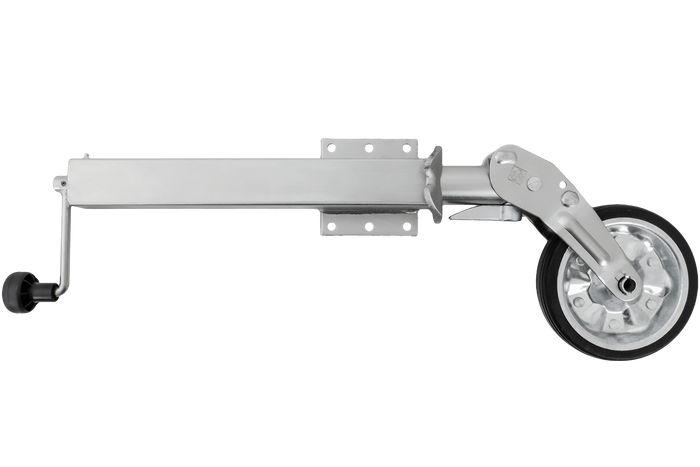 AL-KO 1863497 ruotino di appoggio automatico con maniglia 400kg 60mm 775-1010mm