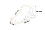 Cuneo per ruote UNITRAILER h: 100mm