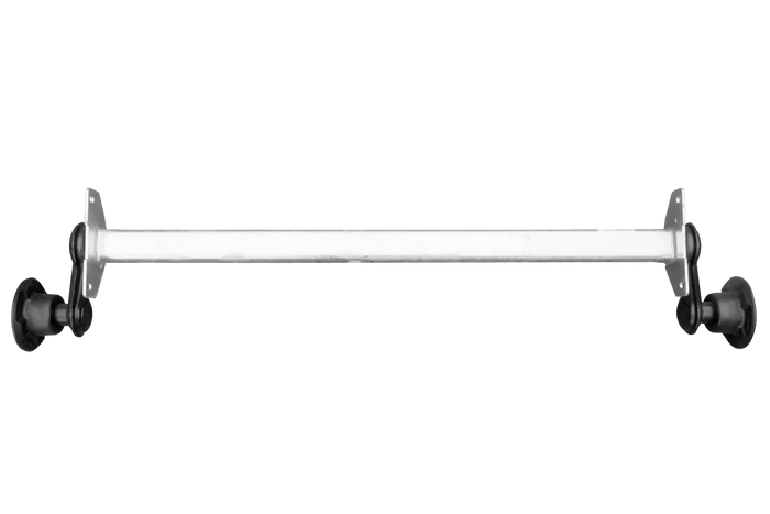Assale senza freni KNOTT VG7-L per rimorchio per barche 750 kg 1094 mm 1406 mm 4x100