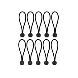 Set di corde per fissare le tende da sole ProPlus 365644, corde in gomma con sfera, 15 cm, 10 pezzi.