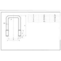 Morsetto quadro M12 115/52