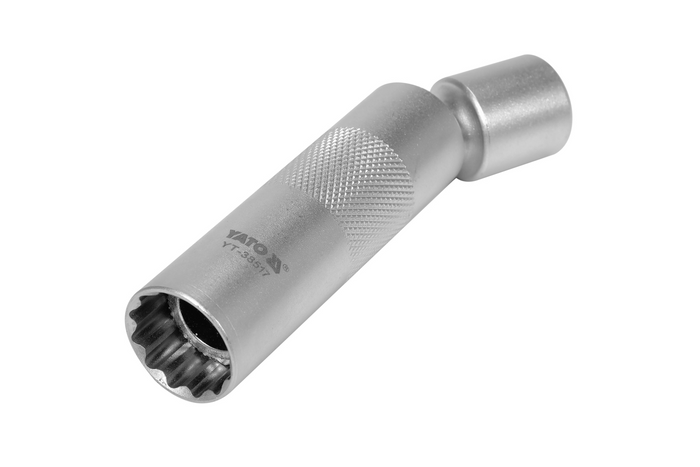Chiave per candele a parete sottile YATO YT-38517 con attacco da 16 mm (3/8").