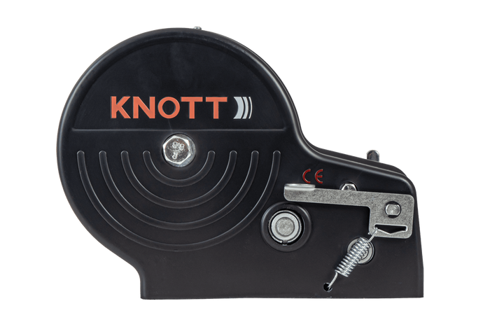 Verricello manuale per rimorchio KNOTT 6X0017.311 900kg con cinghia