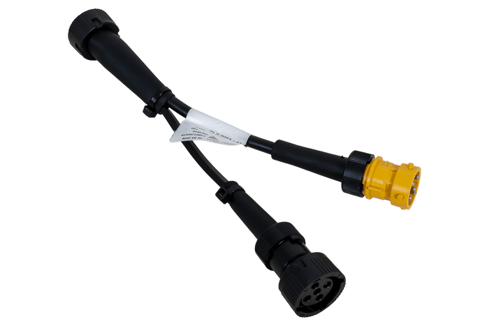 Adattatore a baionetta ASPOCK a 5 pin con derivazione per fendinebbia e luce di retromarcia da 0,1 m