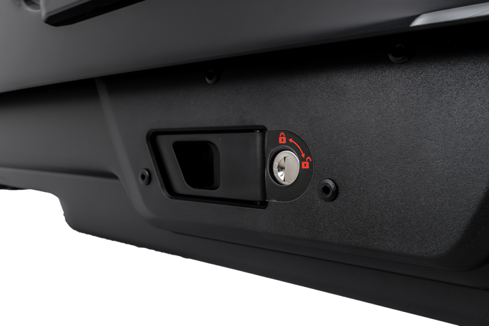 Box da tetto Inter Pack Monsun PRO M, nero metallizzato