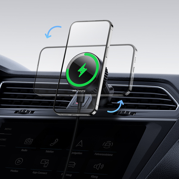 Supporto per auto BASEUS MagPro con ricarica induttiva MagSafe per iPhone 15W