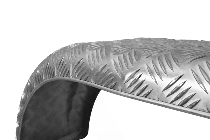 Parafango doppio per rimorchio 13-14" DOMAR D29300 passaruota piatto 1500/240mm