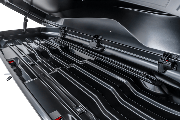 Box da tetto Atera Casar XL, nero metallizzato