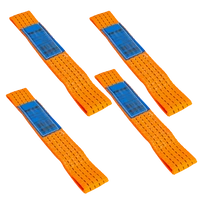 Set di quattro cinghie di trasporto per rimorchio UNITRAILER 0,3 m/50 mm/4 t arancione