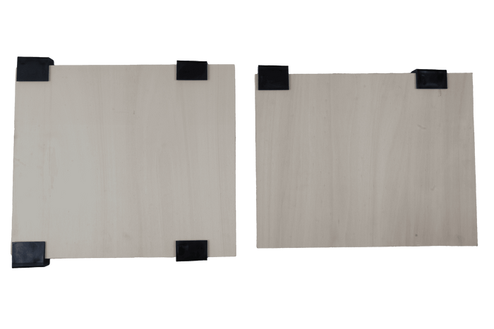 Set di due ripiani per la cassetta degli attrezzi DAKEN ARKA 81209, scomparto 430x380mm e 430x340mm