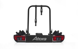 Atera Strada e-bike - portabici da gancio traino per 2 bici (nero)