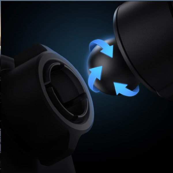 Supporto per telefono da auto BASEUS Stable Gravitional con ricarica wireless Qi da 15 W per la bocchetta dell'aria