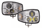 Fari a LED TT Technology TT.16610-L+TT.16610-P con 3 funzioni, 21 LED, 4450 lm, sinistro+destro, per JCB/Cat/Manitou/Volvo/Terex